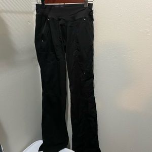 Black scrub pants. Purple Label Yoga